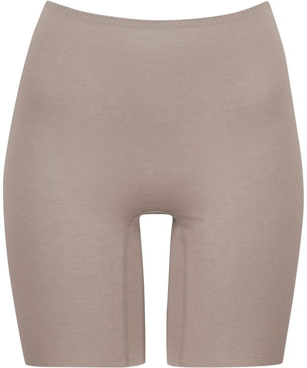 Wing インナー 【綿の贅沢オーガニック　フラットタイプ】 オーガニックコットン混素材 ひびきにくくさらっと薄くて軽い ３分丈 ER1348 ウイング／ワコール シナモンブラウン