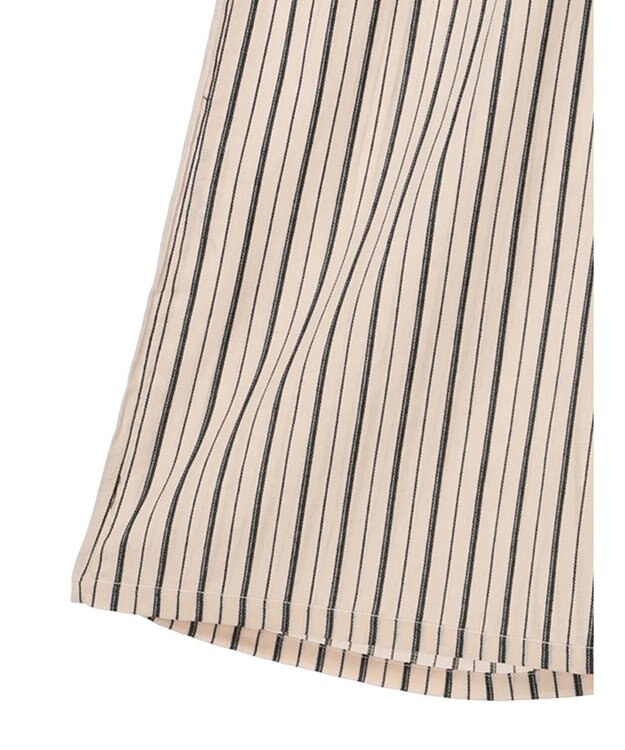 Green Parks ・ＥＬＥＮＣＡＲＥ　ＤＵＥ　ストライプワイドパンツ Beige