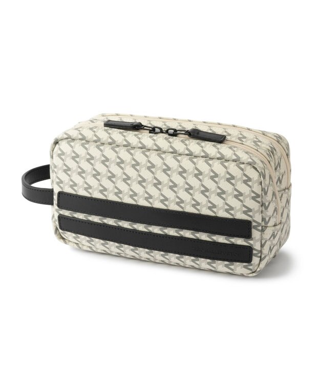 ZERO HALLIBURTON モノグラム カートポーチ 82535 ゴルフバッグ アイボリー