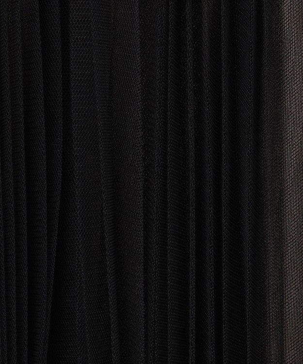 ANY SIS 【洗える】レーシーLuxe ドレス ブラック×キャメル系