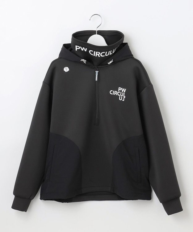 PW CIRCULUS 【WOMEN】NEW ダンボール デタッチャブルフーディー ブラック系