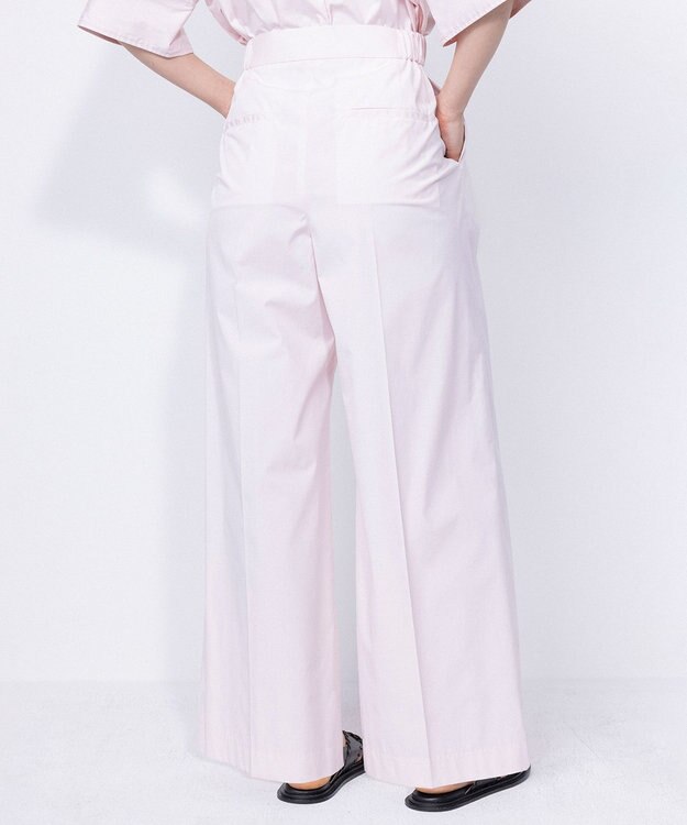 NAVE 【ReNave・セットアップ可/洗える/接触冷感/UVケア】コットンポリブロード パンツ ピンク系