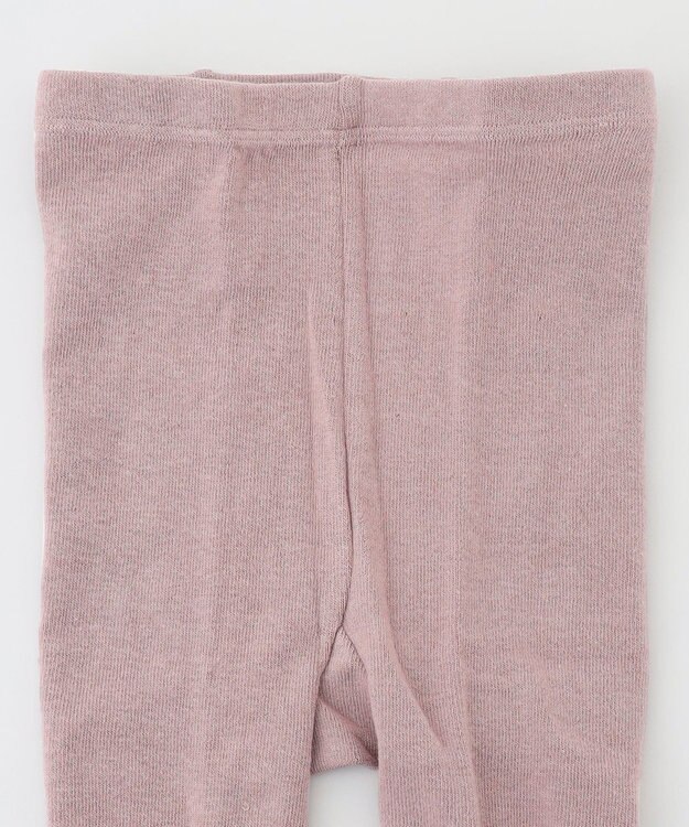 ANY KIDS ジャガードリボン柄タイツ ピンク