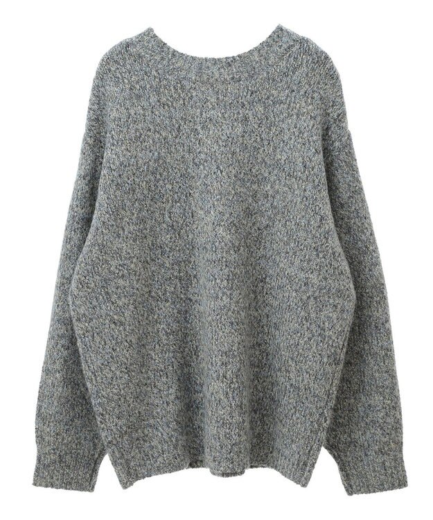 Green Parks ２ＷＡＹメランジＭＩＸニットプルオーバー Navy