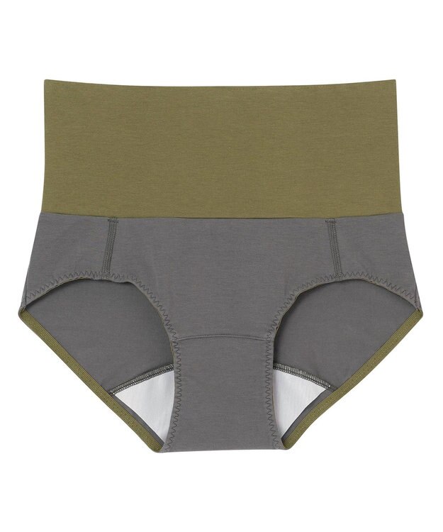 une nana cool 綿ベア天竺 カラーブロッキング サニタリーショーツ GB