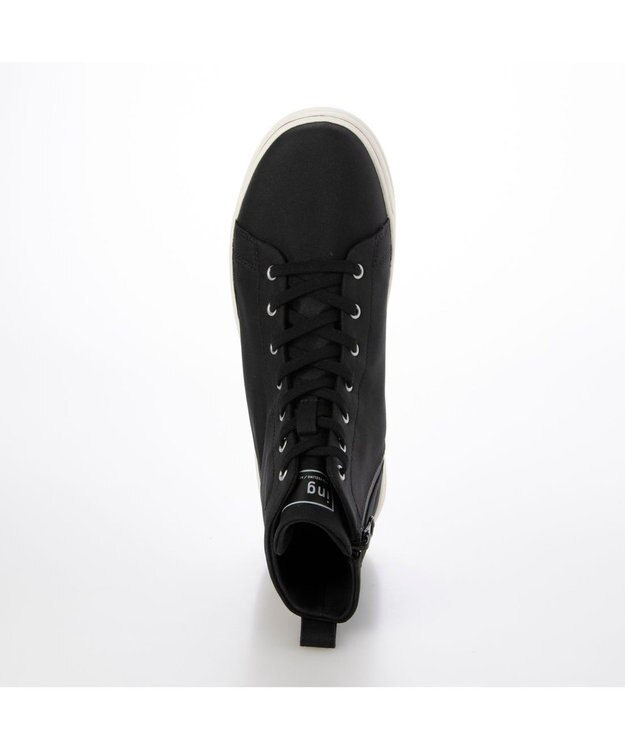 ing <ing>【レイン対応】ハイカット厚底スニーカー ブラック
