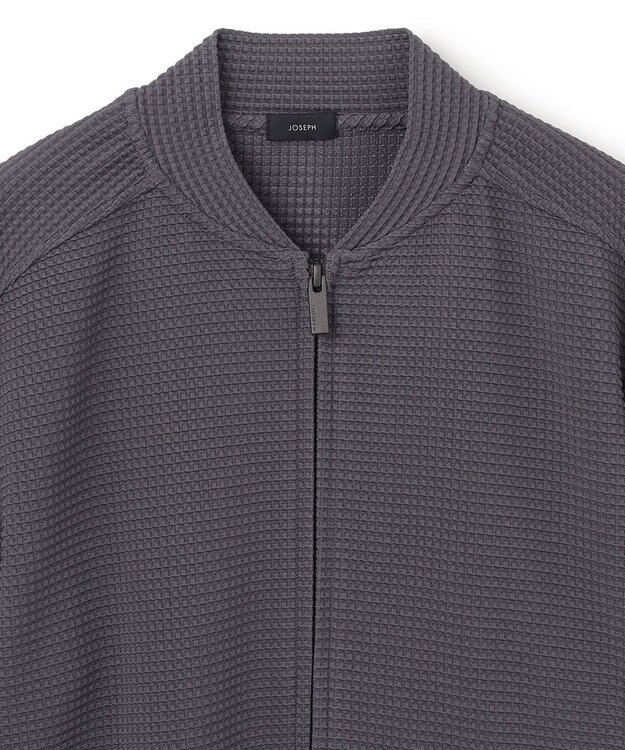 JOSEPH HOMME 【LEON 掲載】＜オリジナル素材＞ ライトタックジャージー ジップアップブルゾン グレー系