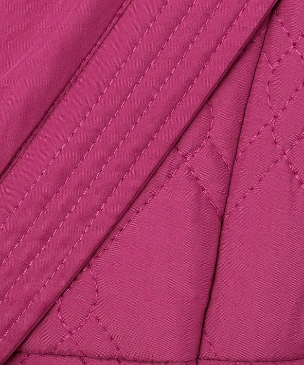 組曲 KIDS 【110-140㎝】中綿キルト コート ラズベリー系