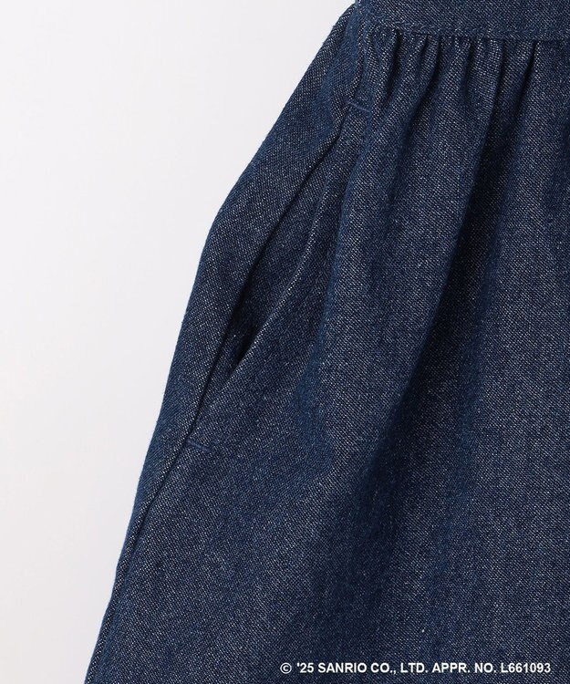 ANY KIDS 【ハローキティ×ANY KIDS】デニムジャンパースカート インディゴ