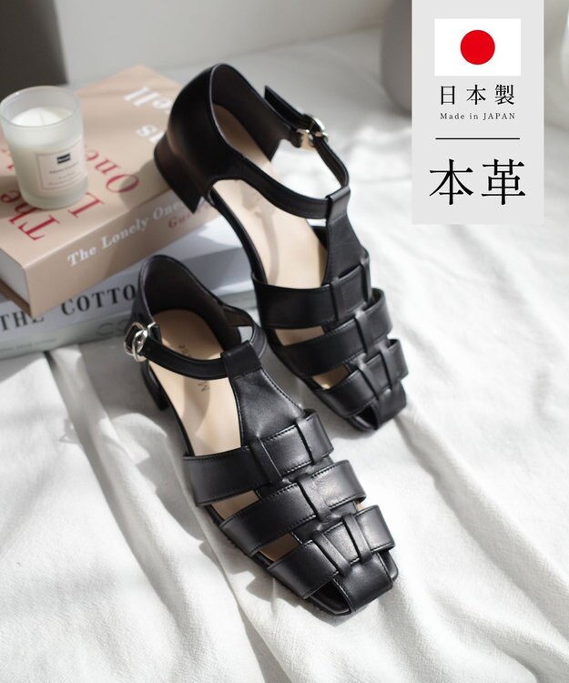 Pointer 〈新色追加〉日本製 グルカサンダル ブラック