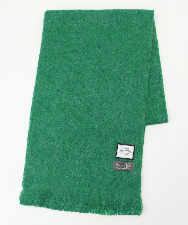 J.PRESS YORK STREET 【UNISEX】【QUIOC】モヘヤマフラー グリーン系