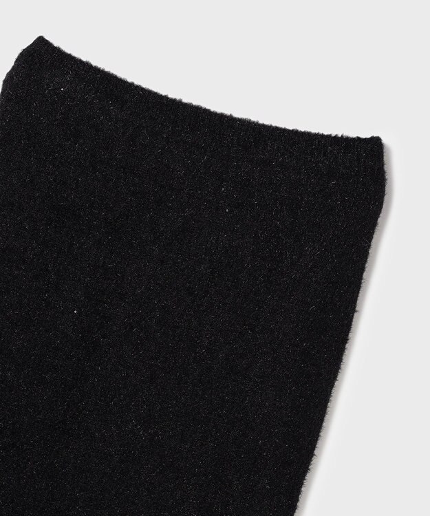 GRACE CONTINENTAL ラメフェザーニットスカート ブラック