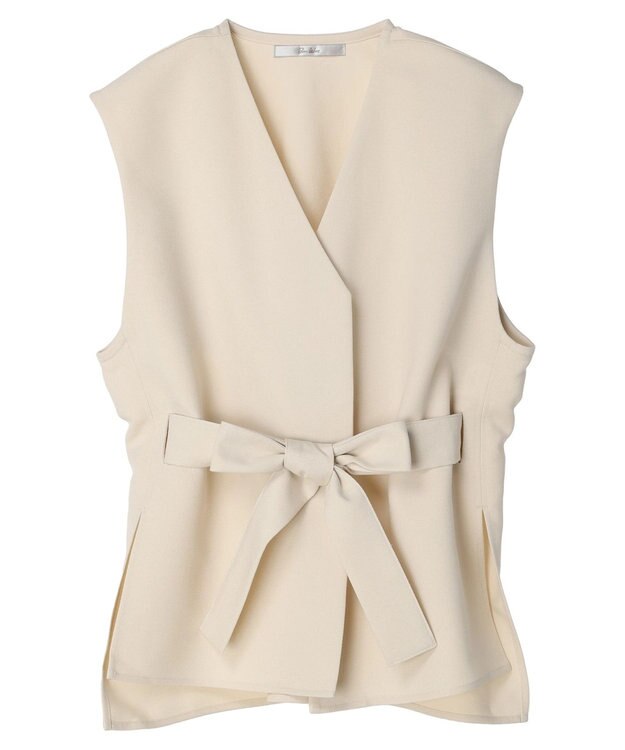 Green Parks Ｂ．ウエストベルトベスト Ecru