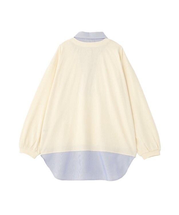 Green Parks 衿レイヤードッキングチュニック Off White