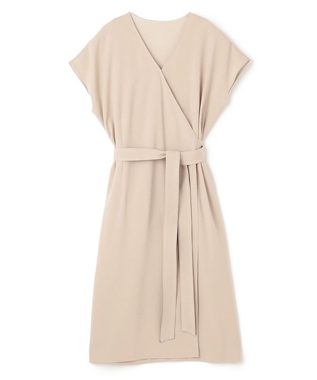 BEIGE， 【WEB＆一部店舗限定・L-size】CINDY / ラップドレス Sand × Black
