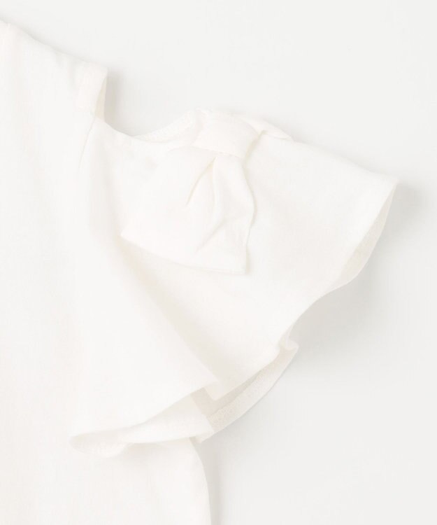 ANY KIDS 接触冷感 いろいろモチーフ Tシャツ ホワイト×アイス