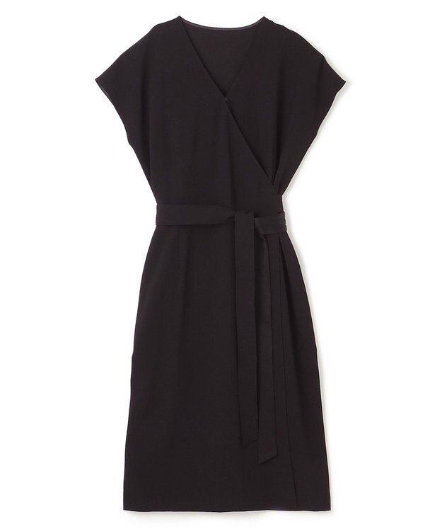 BEIGE， 【WEB＆一部店舗限定・L-size】CINDY / ラップドレス Black × Black