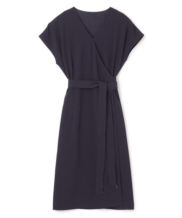 BEIGE， 【WEB＆一部店舗限定・L-size】CINDY / ラップドレス Navy × White
