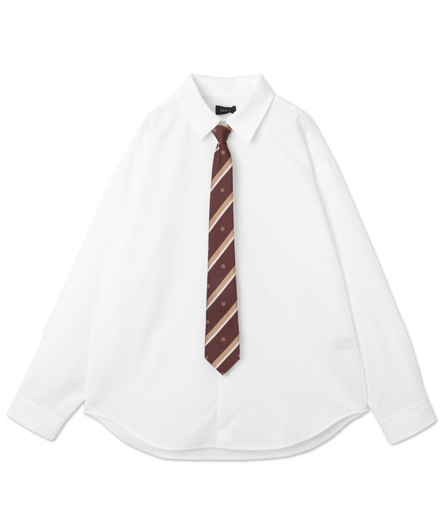 WEGO アソートネクタイ付きシャツ（LS） 柄2
