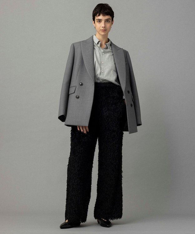 NAVE 【Nave】ボンディング オーバージャケット ライトグレー系