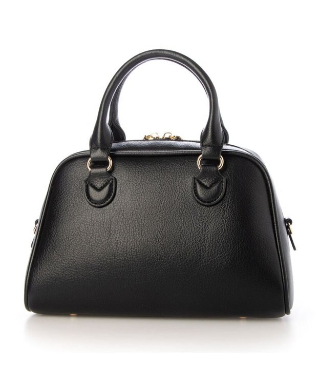 UNBILLION 【テレビ ドラマ着用アイテム】カシュカシュ cachecache / シボフェイクレザー2wayボストンバッグ ブラック