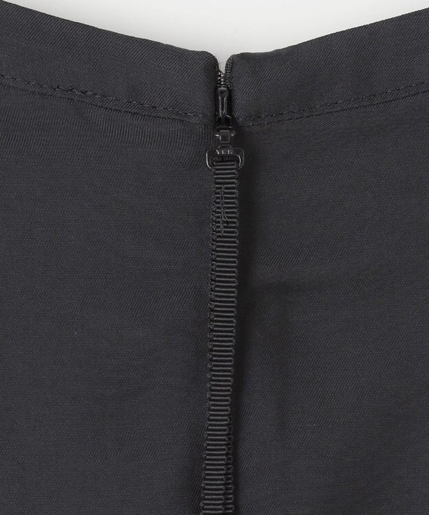 NAVE 【ReNAVE・セットアップ可/洗える/UVケア/接触冷感】フィブリルシャンブレーワンピース ブラック系