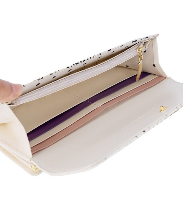 tsumori chisato CARRY ムーンライトアニマル 長財布 がま口 ブラック