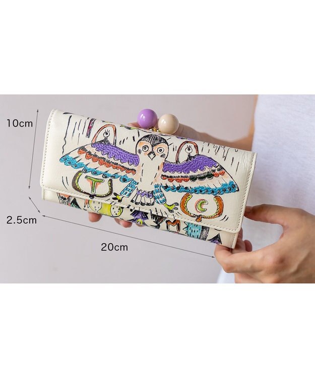 tsumori chisato CARRY ムーンライトアニマル 長財布 がま口 マルチ