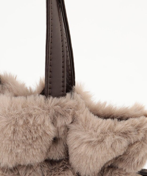 ANY ドロストファーショルダーバッグ モカ