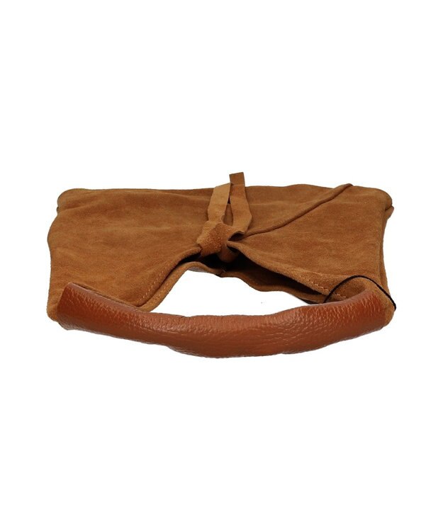 INTER-CHAUSSURES 【ANDREA CARDONE】スモールサイズスエードバッグ ライトブラウンスウェード