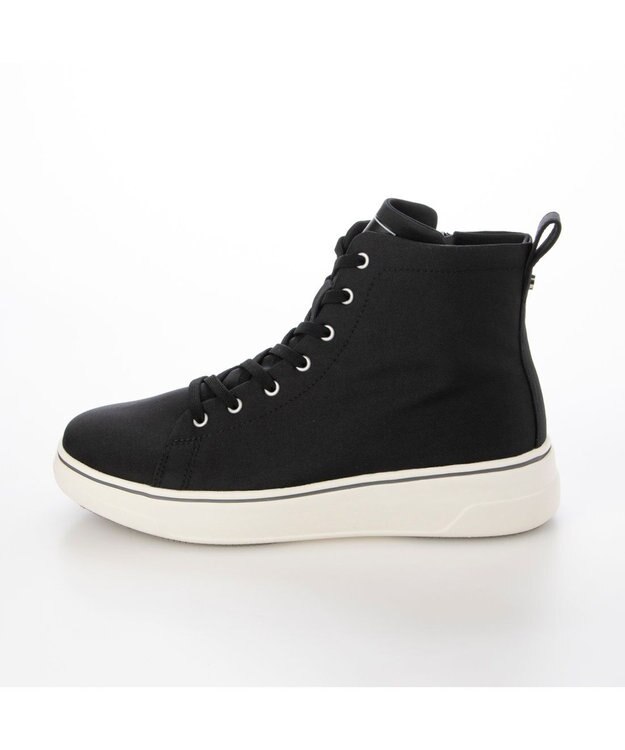 ing <ing>【レイン対応】ハイカット厚底スニーカー ブラック