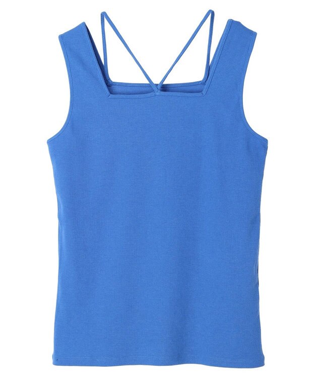 Green Parks マルチストラップテレコタンク Blue