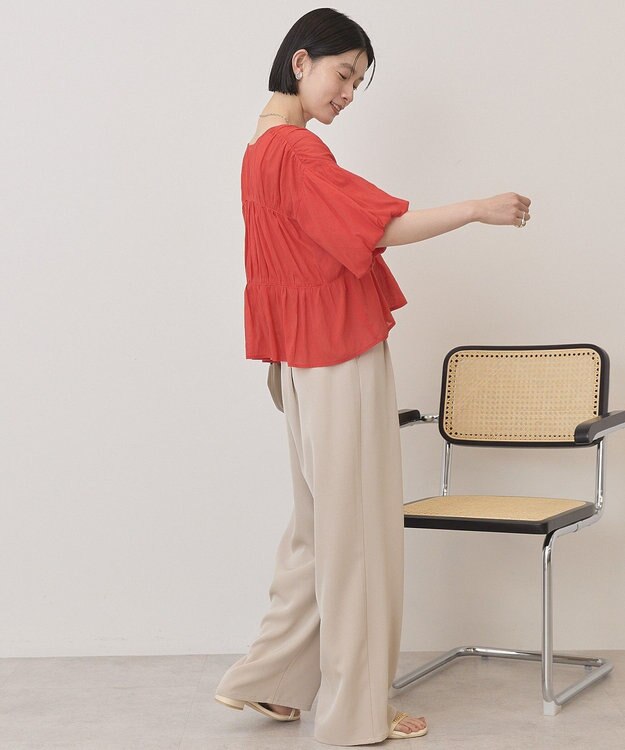 AMERICAN HOLIC フロントリボンブラウス Red