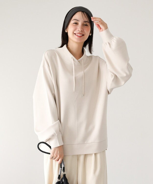 Green Parks ダンボール抜け衿プルオーバー Light Beige