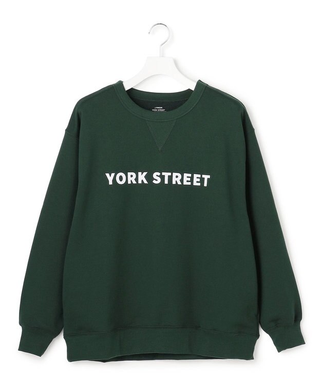 J.PRESS YORK STREET 【UNISEX】裏毛ベーシックロゴ スウェット ダークグリーン系