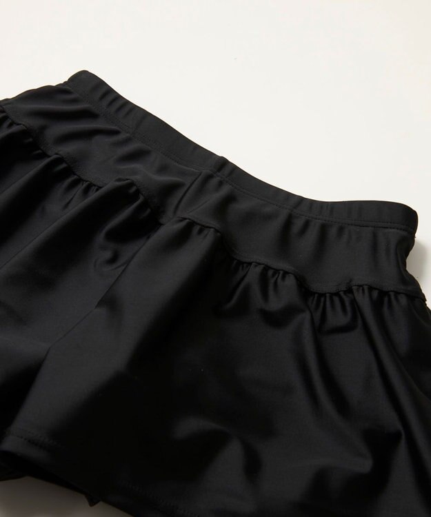 OP／FILA 【Kappa】フレアショートパンツ水着 ブラック