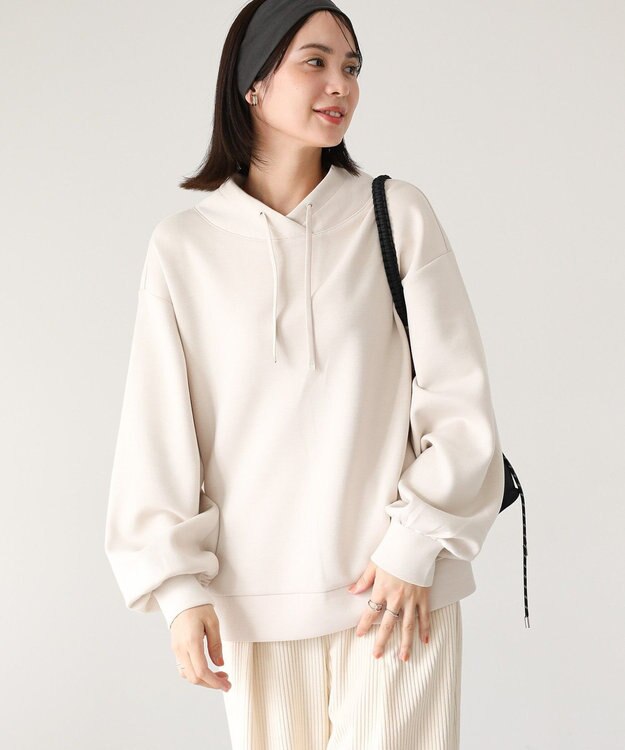 Green Parks ダンボール抜け衿プルオーバー Light Beige