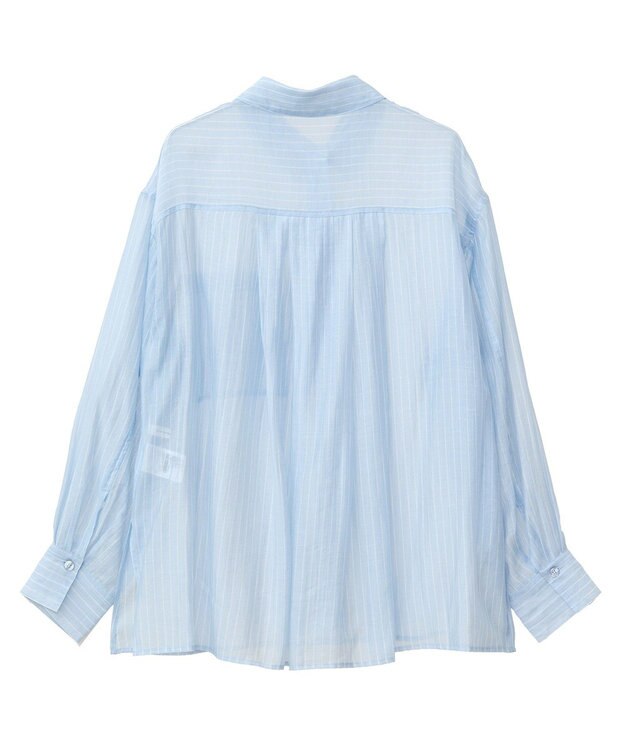 AMERICAN HOLIC シアーシャツ Stripe Sax