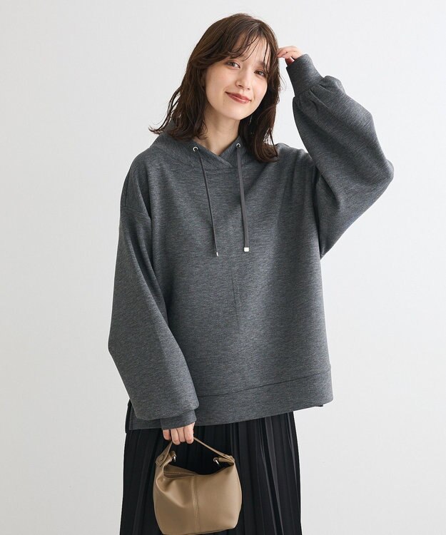 Green Parks ダンボール抜け衿プルオーバー Dark Gray