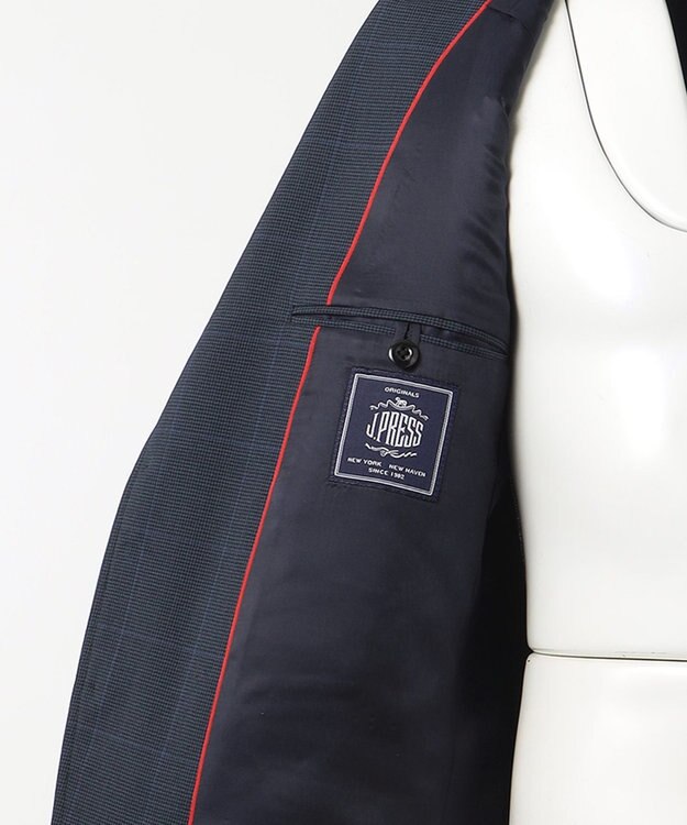 J.PRESS MEN 【WEB・一部店舗限定】マイクロハウンドトゥース スーツ ネイビー系8