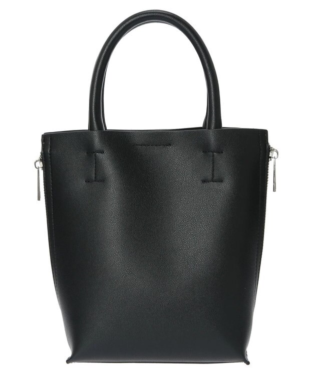 AMERICAN HOLIC サイドＺＩＰ２ＷＡＹ合皮ミニＢＡＧ Black