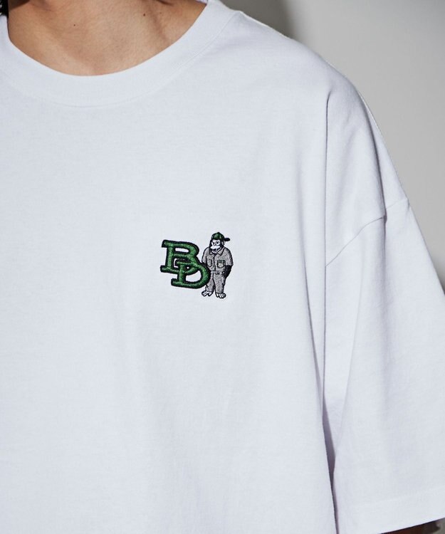 WEGO 【ユニセックス着用ITEM】別注ベンデイビスワンポイントT ホワイト