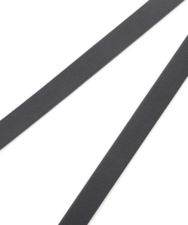 uncrave フェイクレザー 細ベルト ブラック