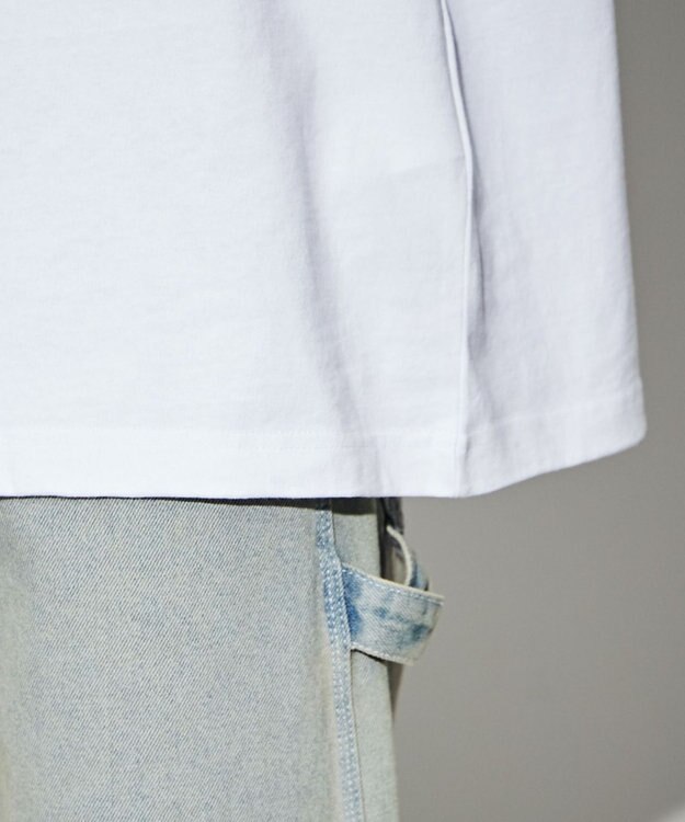 WEGO 【ユニセックス着用ITEM】別注ベンデイビスワンポイントT ホワイト