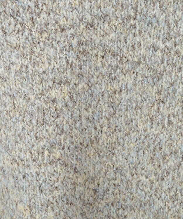 Green Parks ２ＷＡＹメランジＭＩＸニットプルオーバー Brown