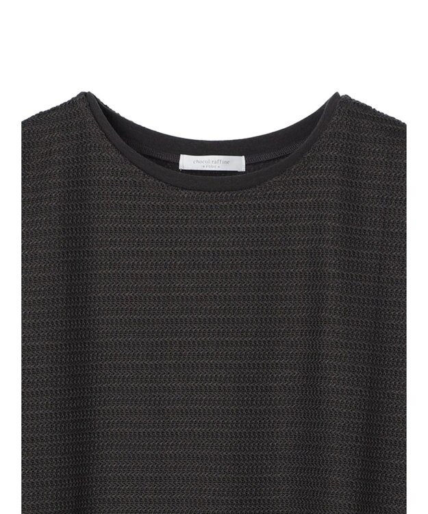 Green Parks ＳＥＴ２点　メッシュベスト＋半袖カットチュニック Gray