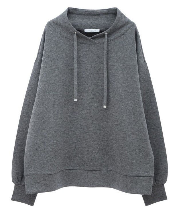 Green Parks ダンボール抜け襟プルオーバー Gray Mixture