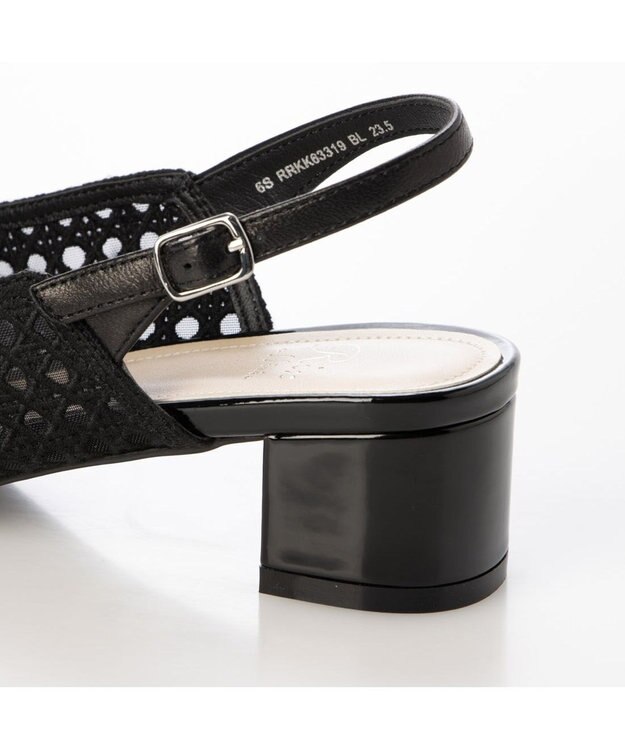 Riz raffinee <Riz raffinee>バックストラップパンプス ブラック