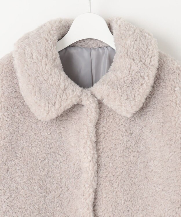 Feroux 【古畑星夏さん着用】ボア ブルゾン ライトグレー系