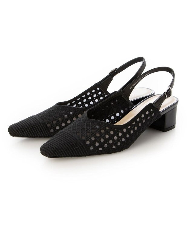 Riz raffinee <Riz raffinee>バックストラップパンプス ブラック